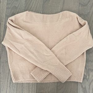 Cozy boatneck sweater from & other stories